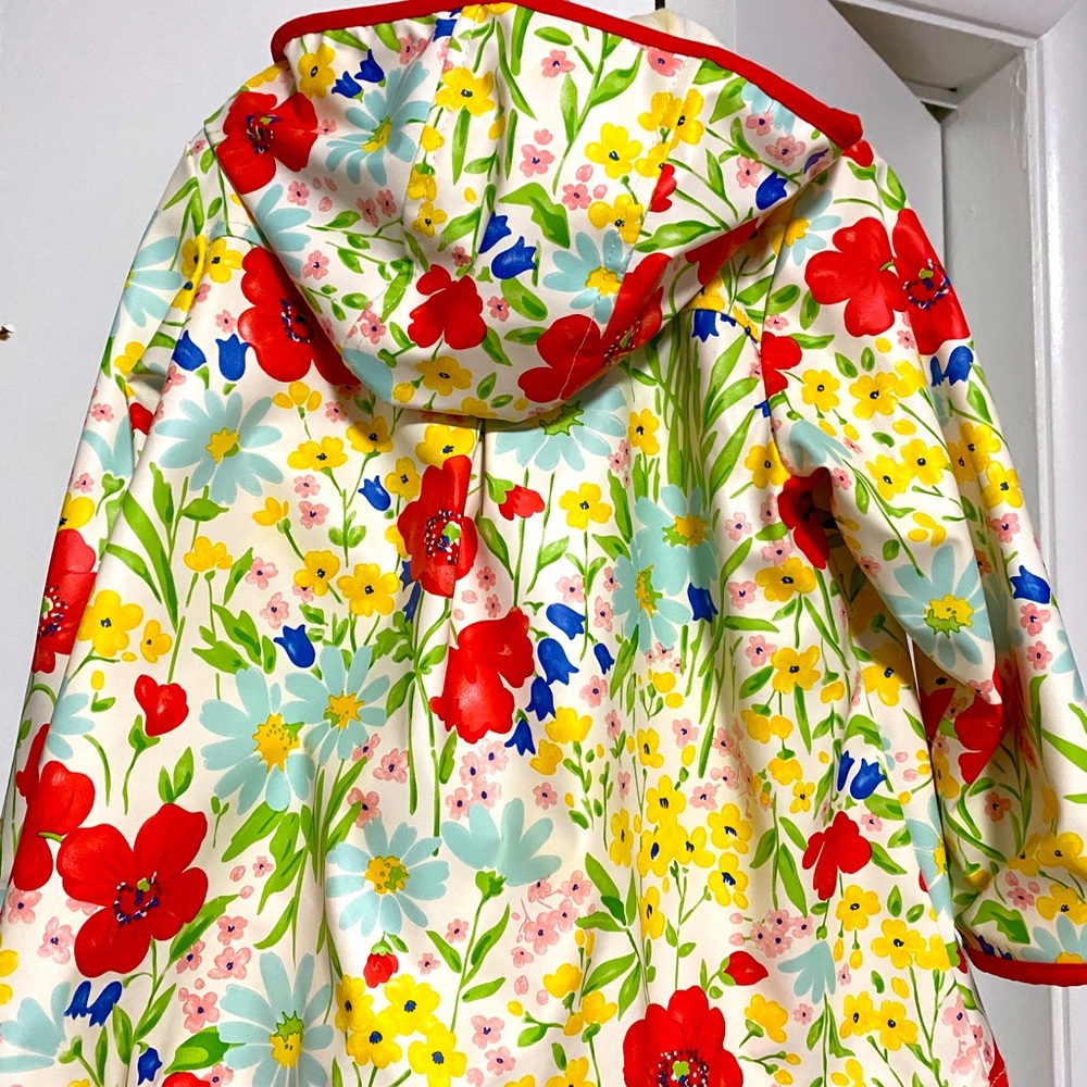 Raincoat floral for kids